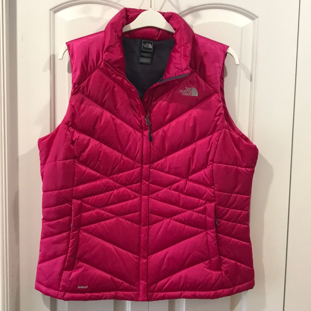 North Face Puffer Vest, Pink, XL… only worn once.